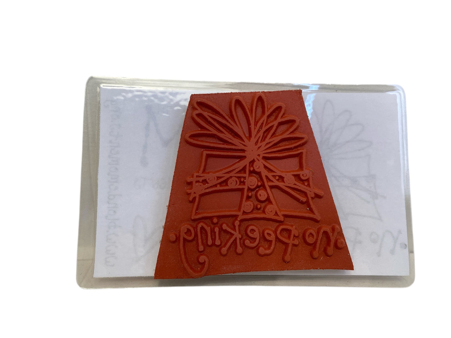 Kein Peeking-Weihnachtsstempel von Blonde Moments