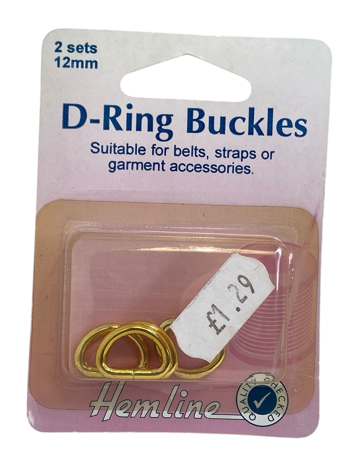 Gold D-Ring Buckles