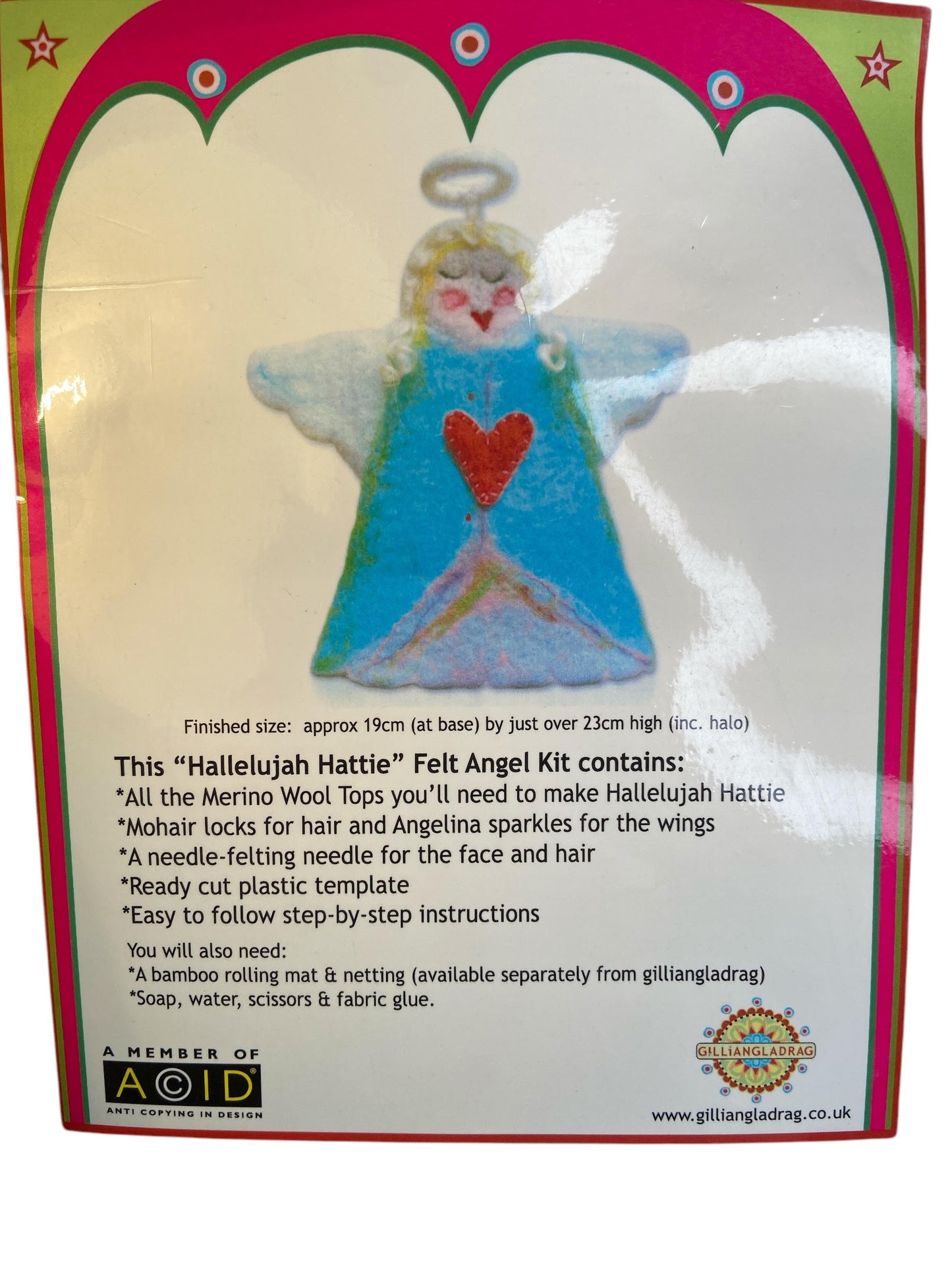Gilliangladrag "Hallelujah Hattie" Felting Kit