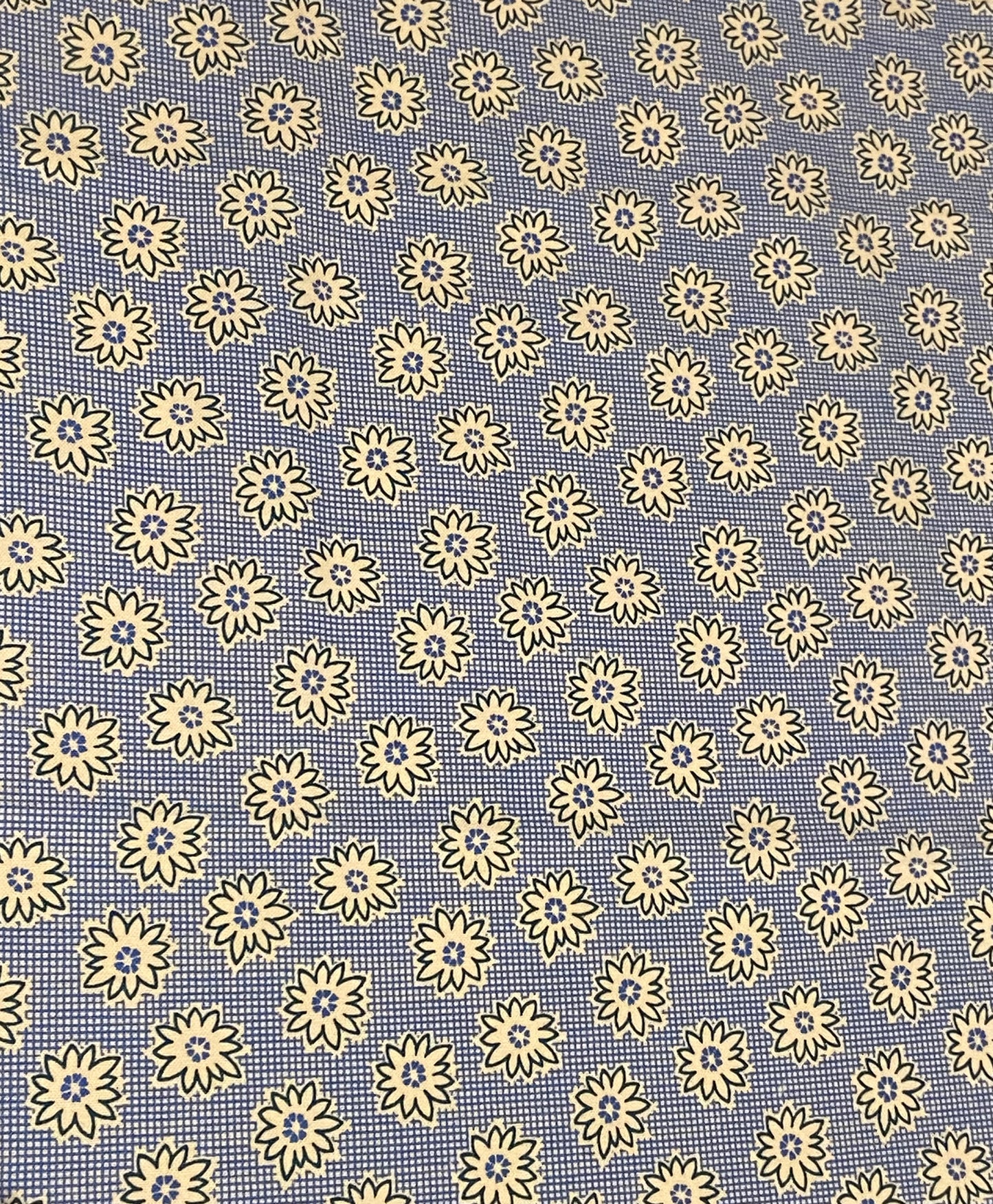 Blue Daisy 1930er 108" Quiltrücken - Fat Quarter