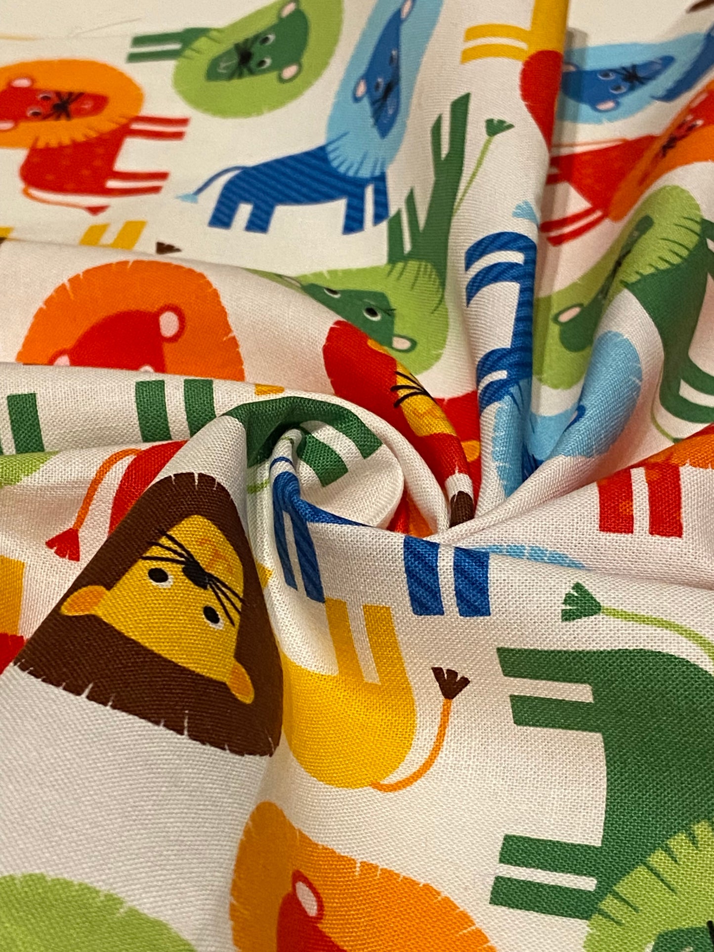 Stoff mit Löwen-Print – Fat Quarter