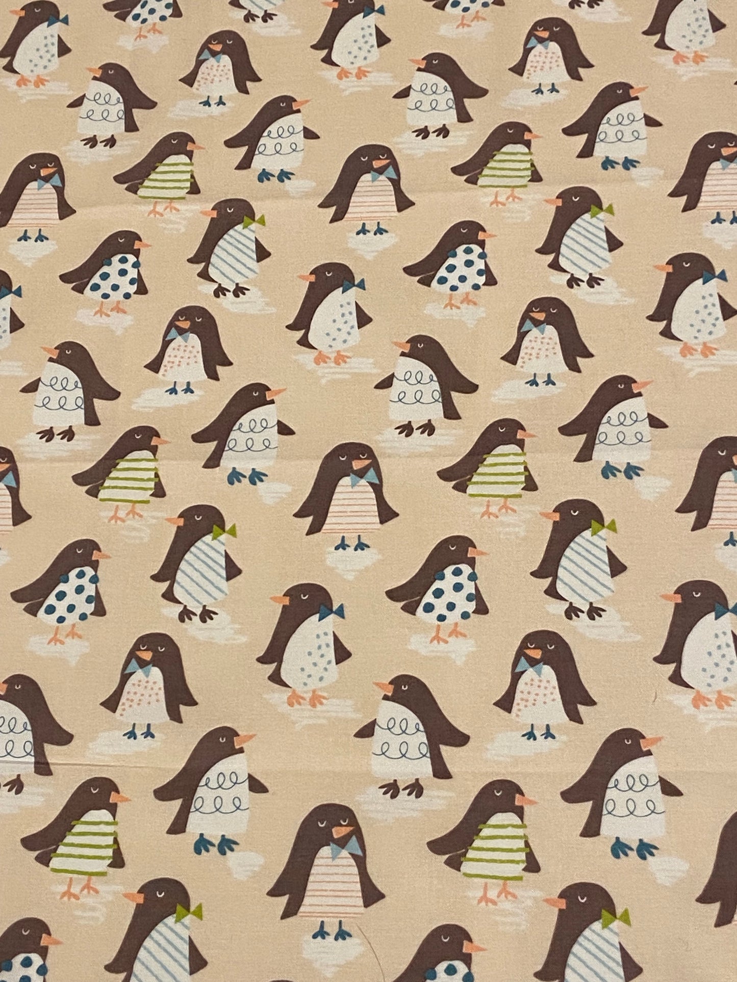 Tissu Pingouin - Fat Quarter