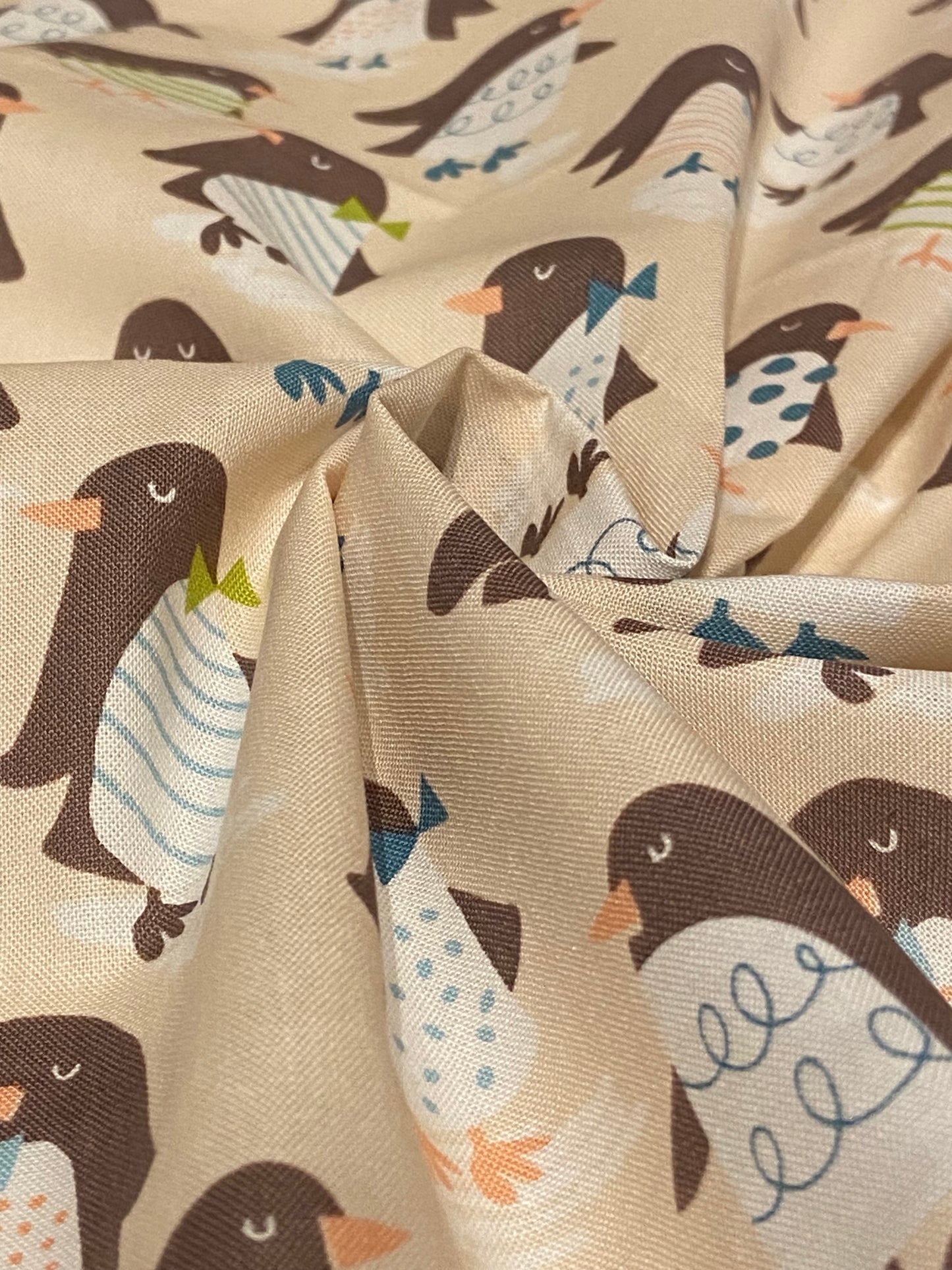 Tissu Pingouin - Fat Quarter