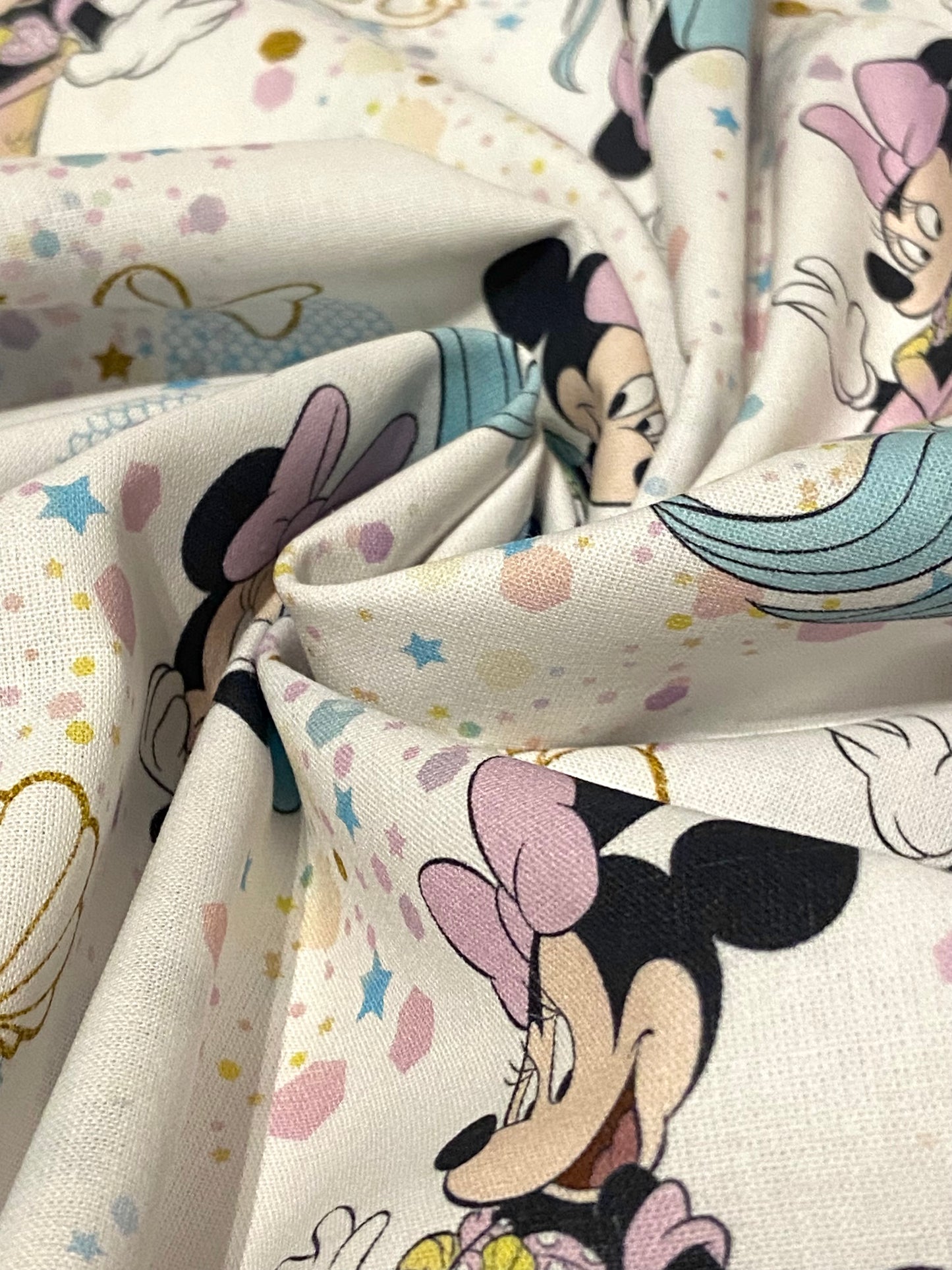 Disney Mini Mouse Mermaid Fabric