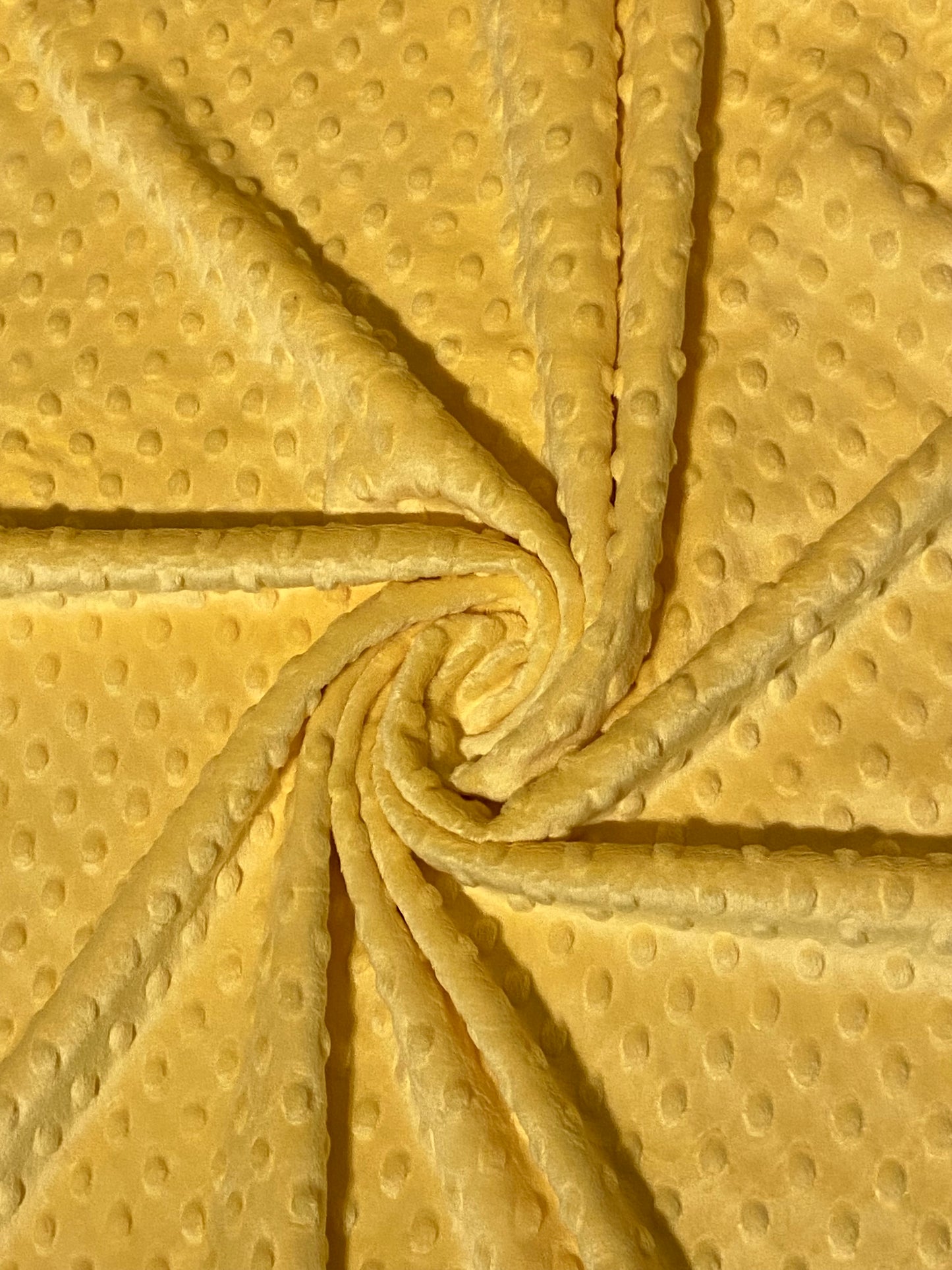 Polaire Minky Dimple - Jaune citron - Dernier reste