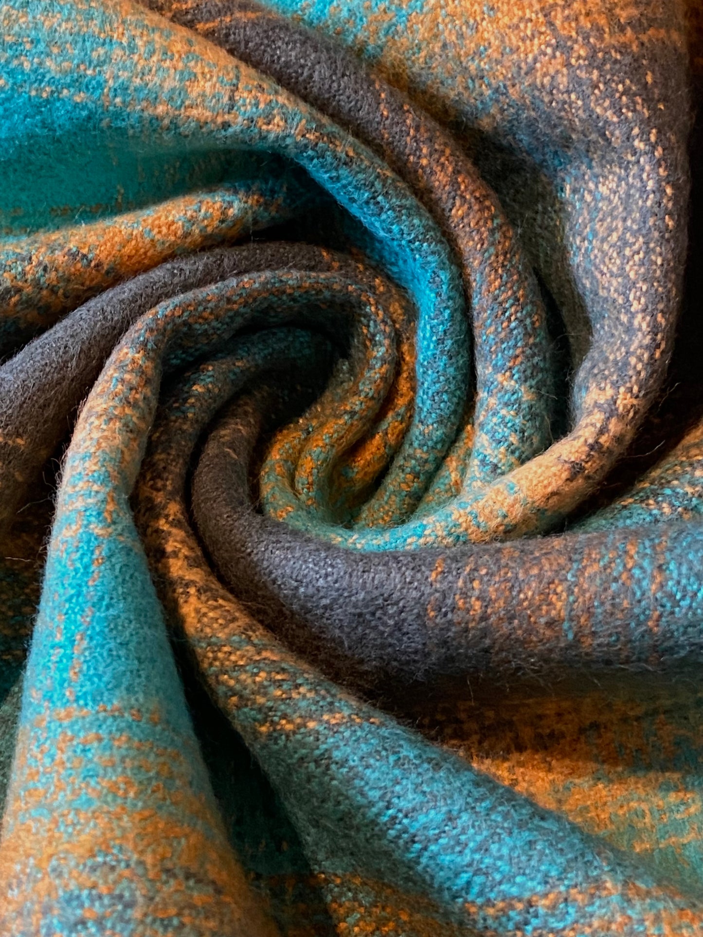 Gebürstete Mammut-Baumwolle - Grün