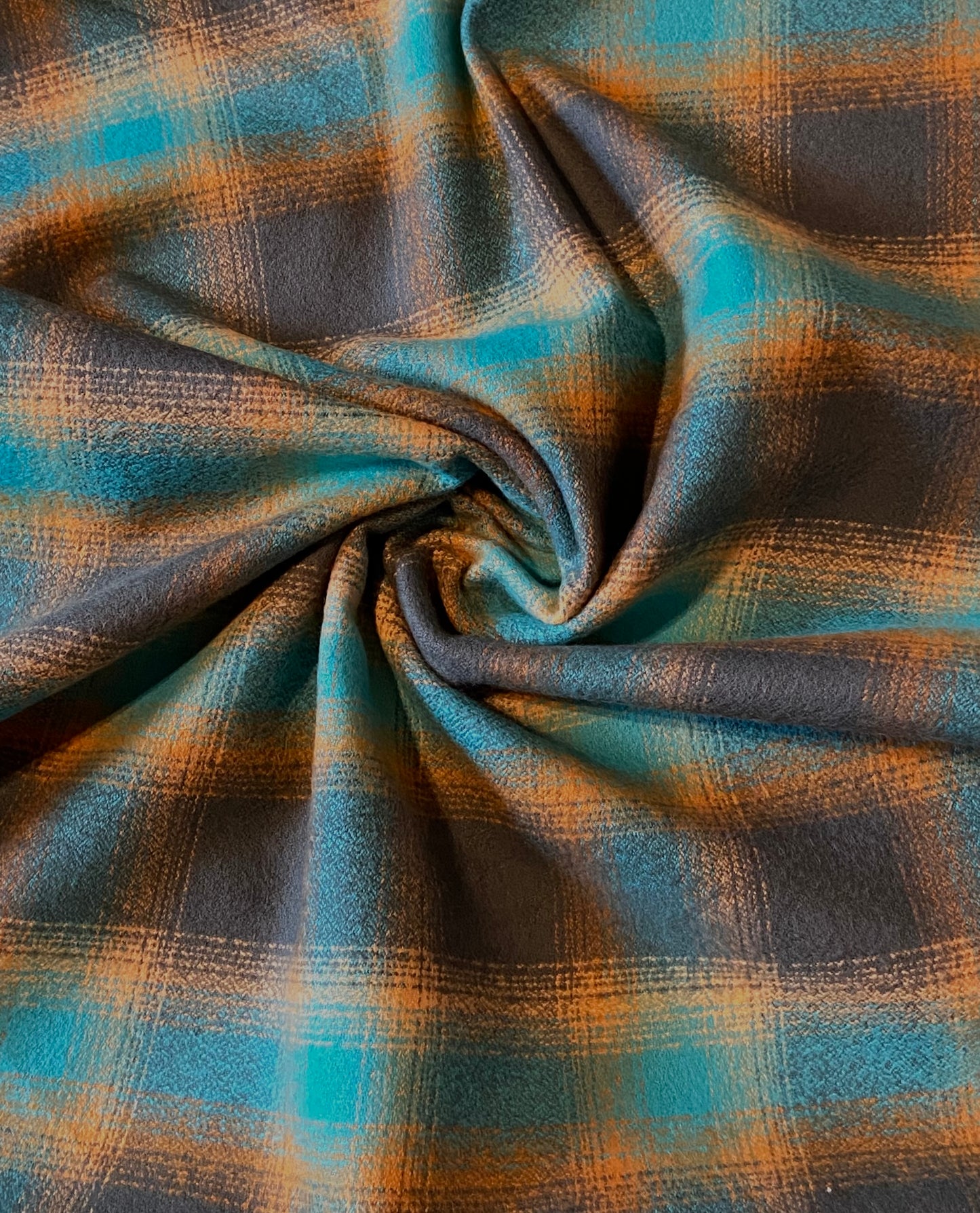 Gebürstete Mammut-Baumwolle - Grün