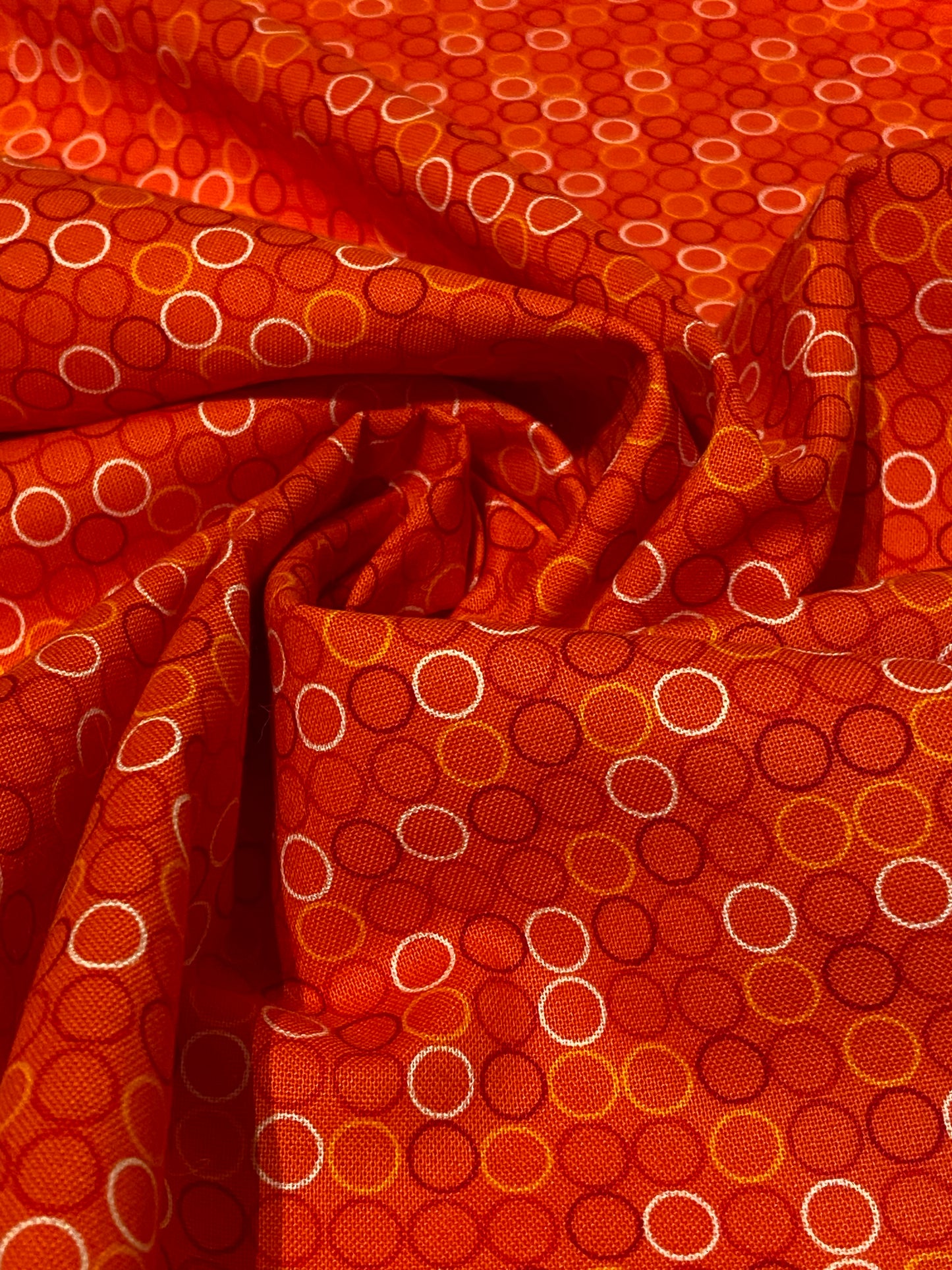Tissu Spot On en orange mandarine