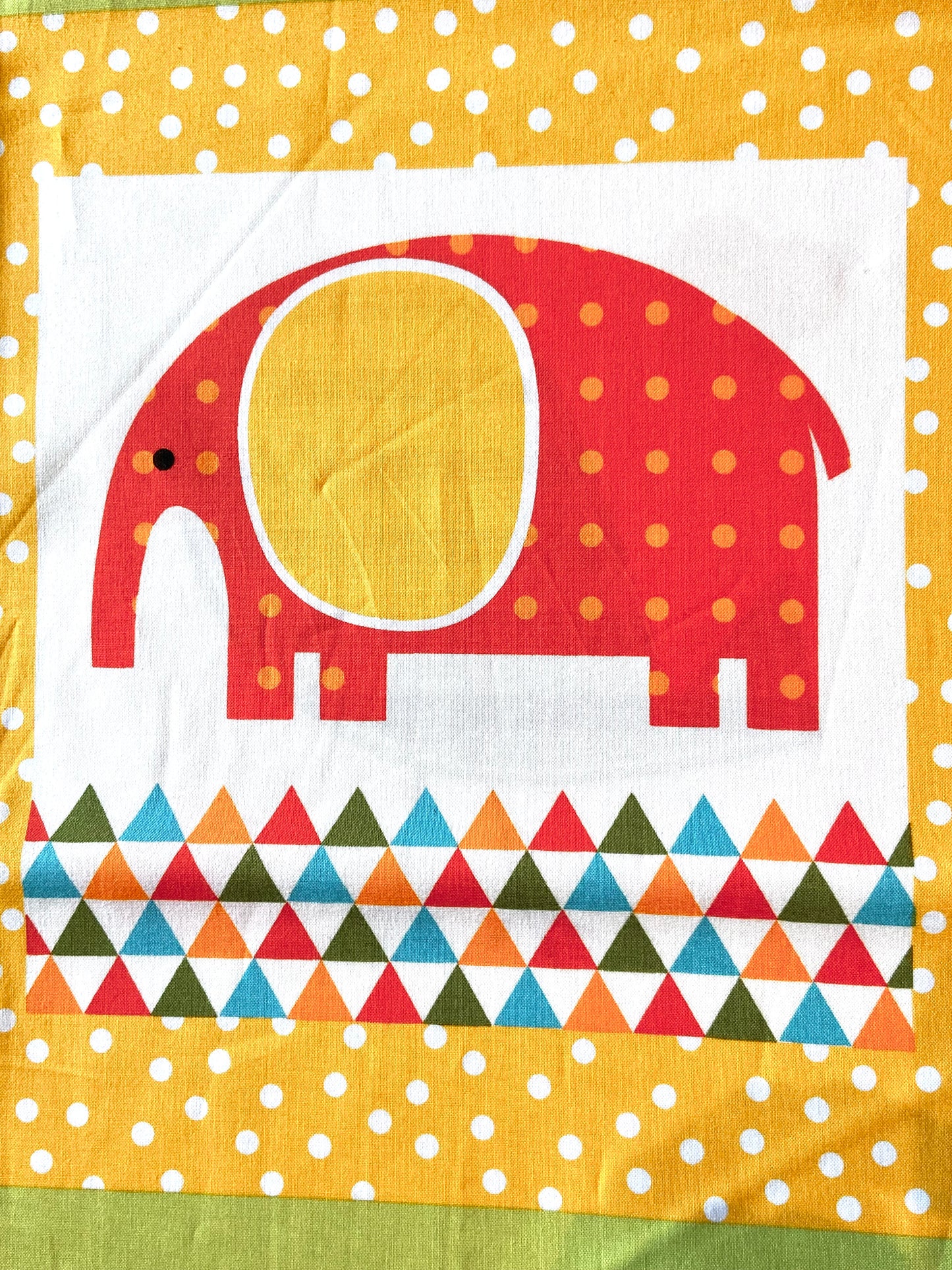 Grand panneau de matelassage imprimé animal de zoo Urban Zoologie - Dernière pièce 1,5 mètre