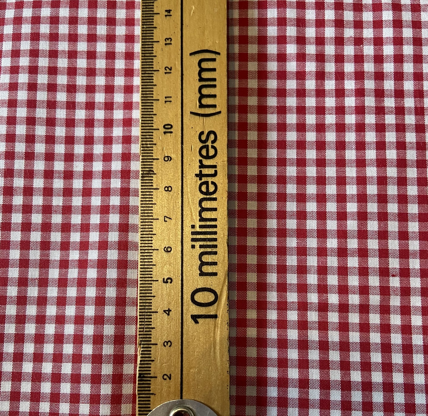 Gingham Pattern Lightweight Cotton