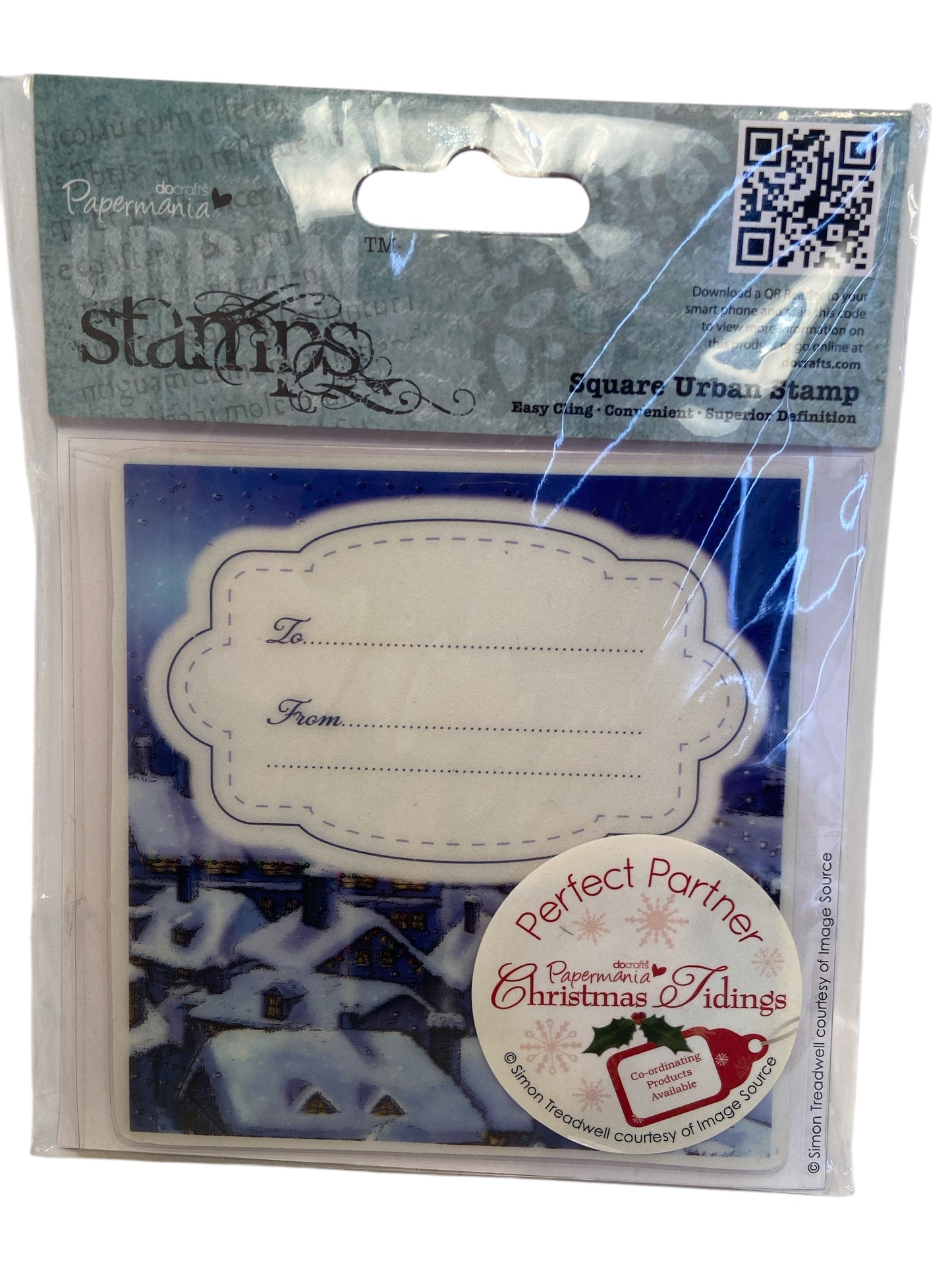 Weihnachtsgeschenkanhänger-Stempel von Papermania