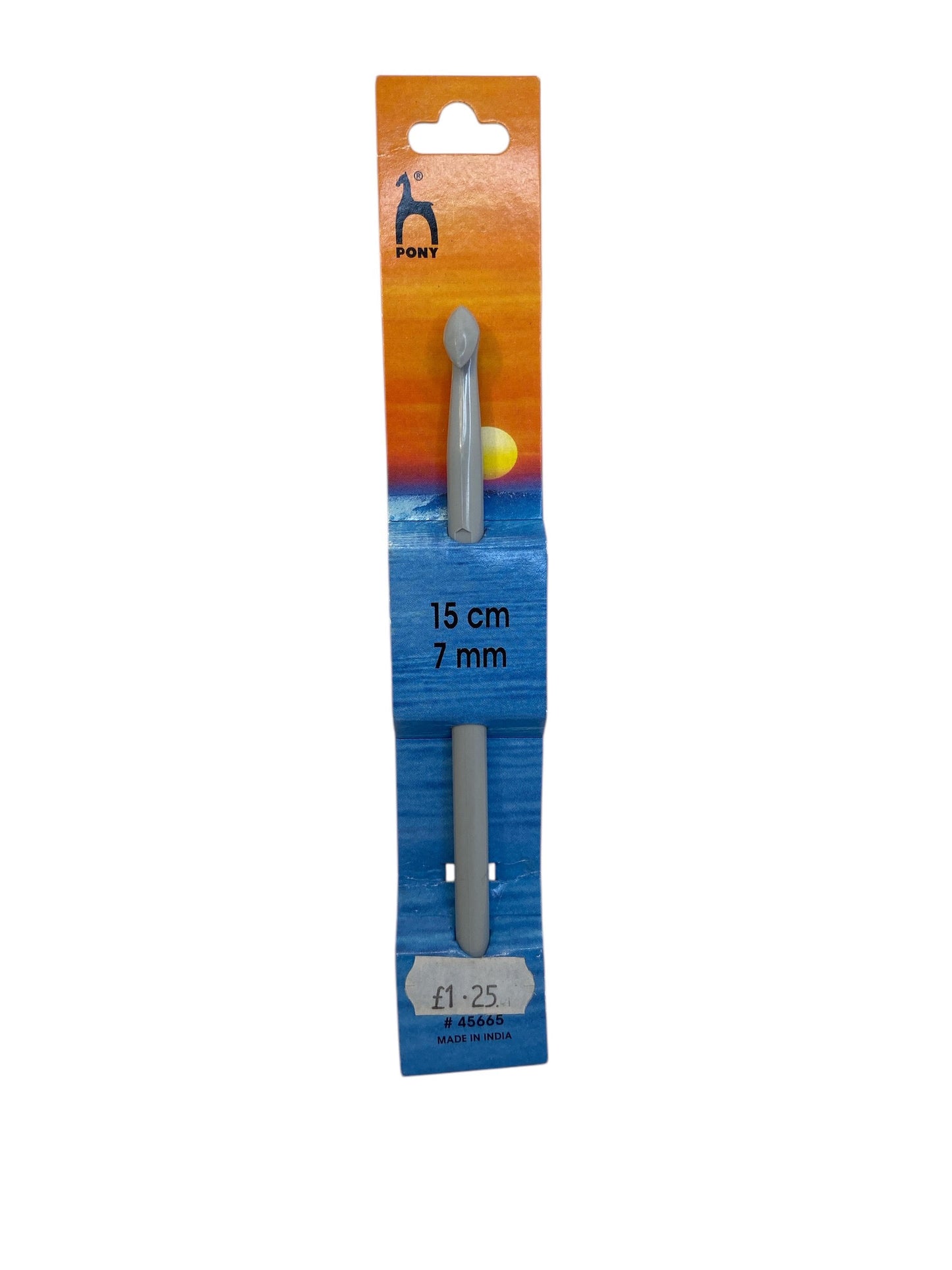 Pony-Häkelnadel mit einem Ende, 15 cm (2 mm – 10 mm).