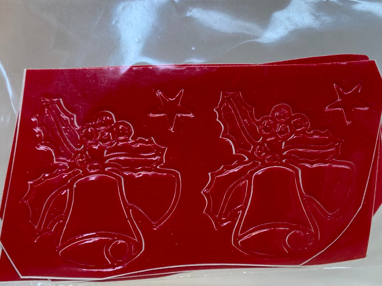 Autocollants Cloches de Noël (Lot de 10) - Différentes couleurs