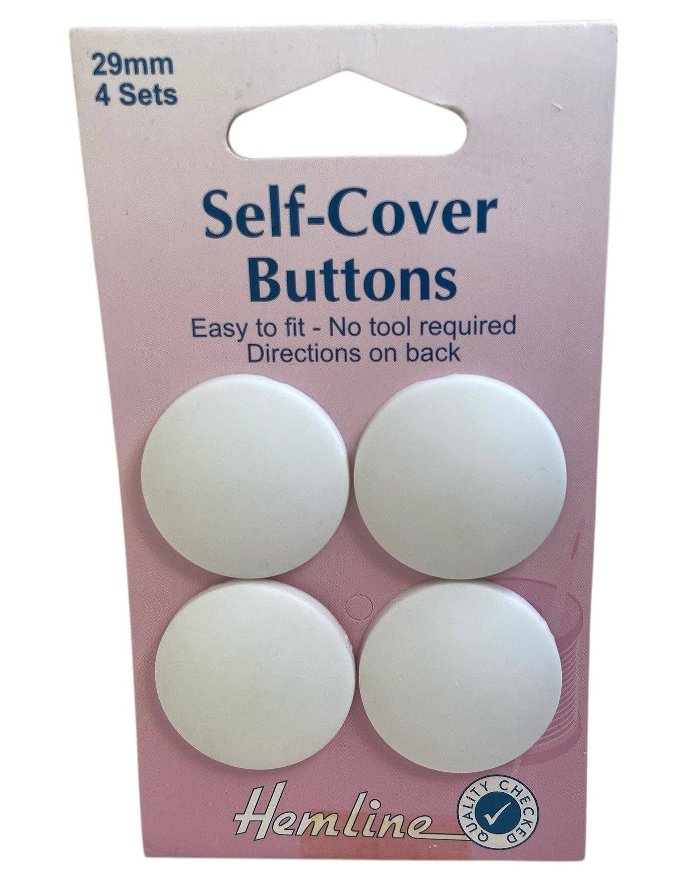 Selbstbedeckende Knöpfe 29mm