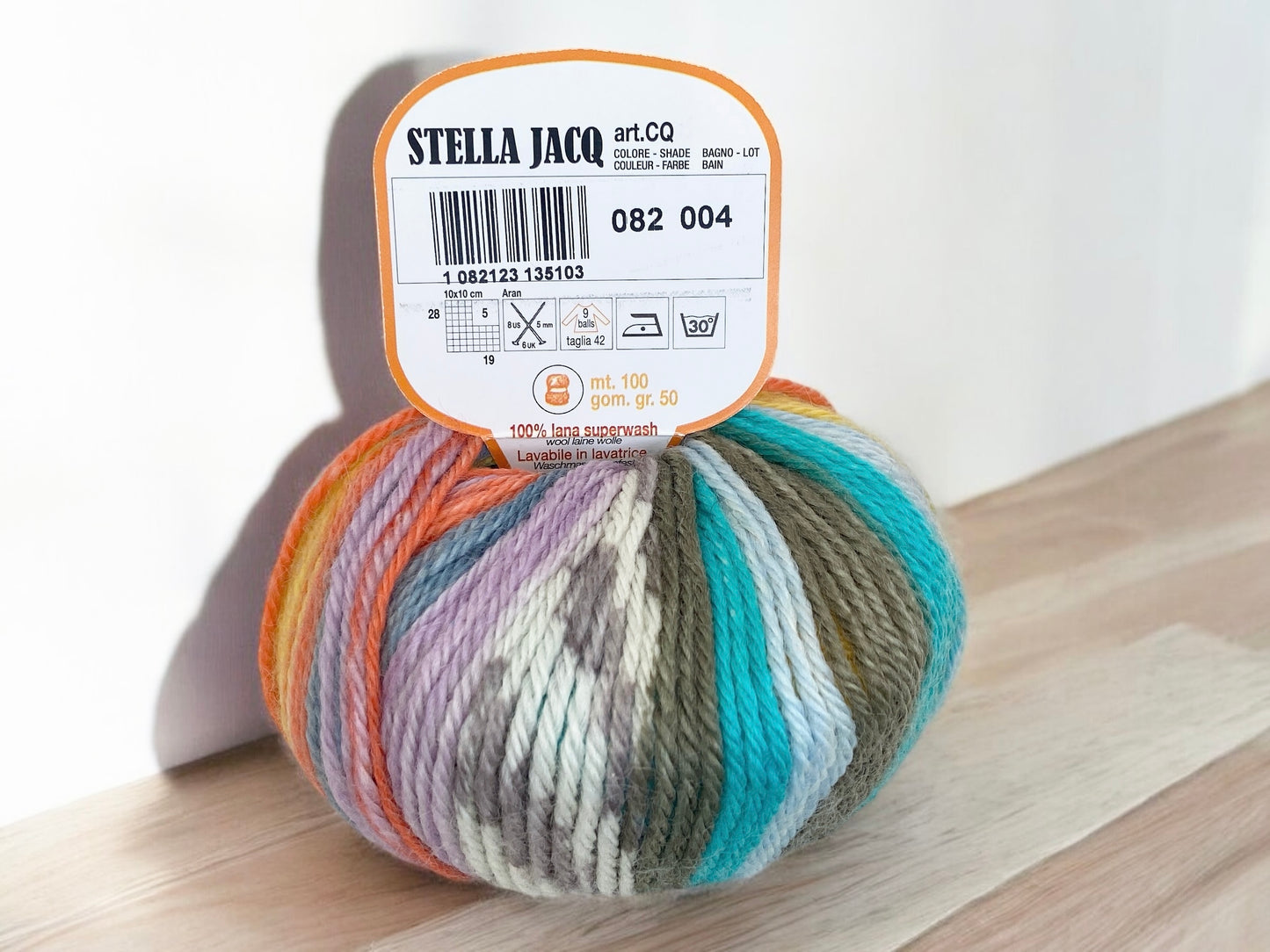 Stella Jacq Jacquard Aran Wolle von Adriafil
