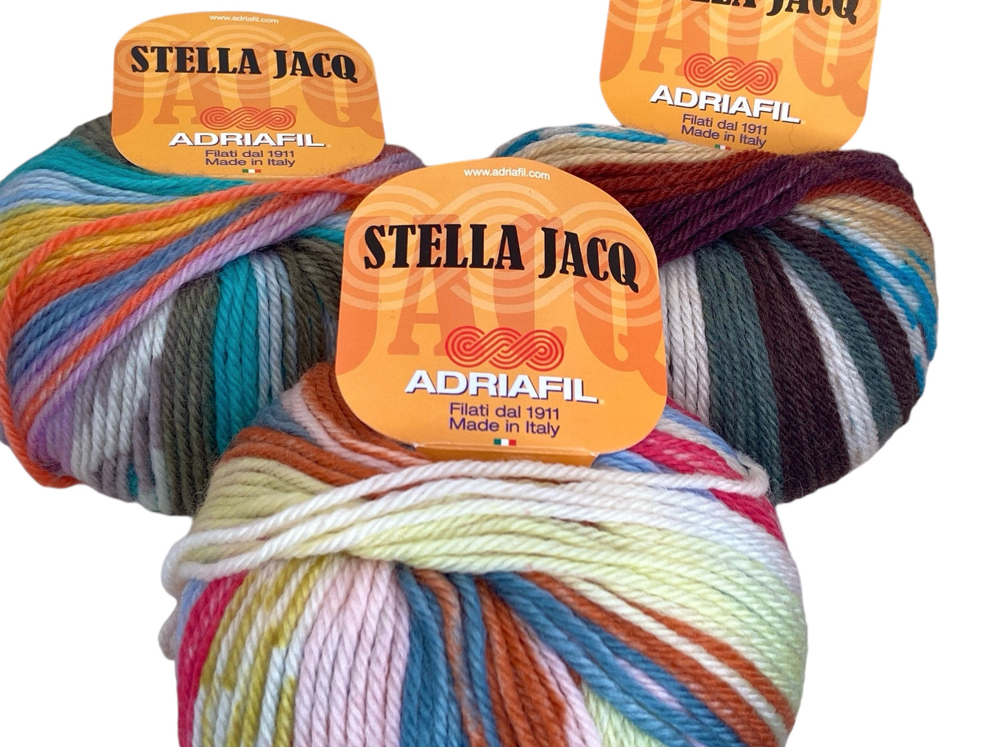 Stella Jacq Jacquard Aran Wolle von Adriafil
