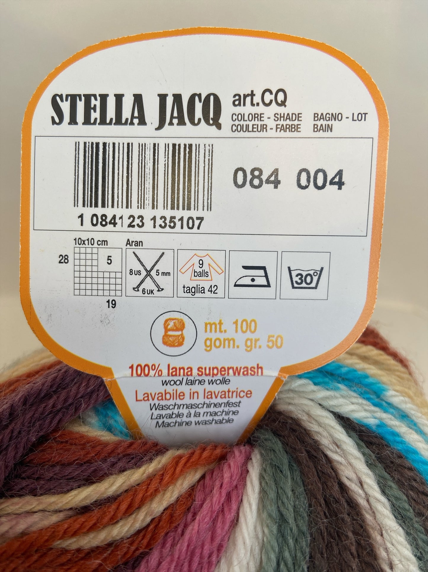 Stella Jacq Jacquard Aran Wolle von Adriafil