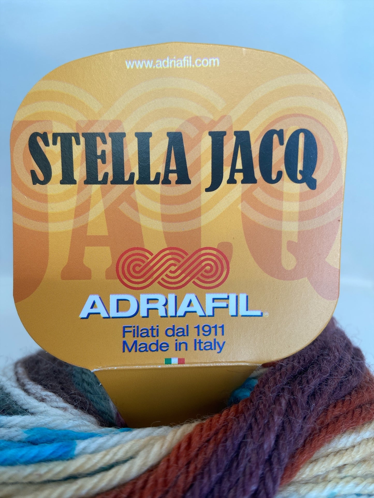 Stella Jacq Jacquard Aran Wolle von Adriafil