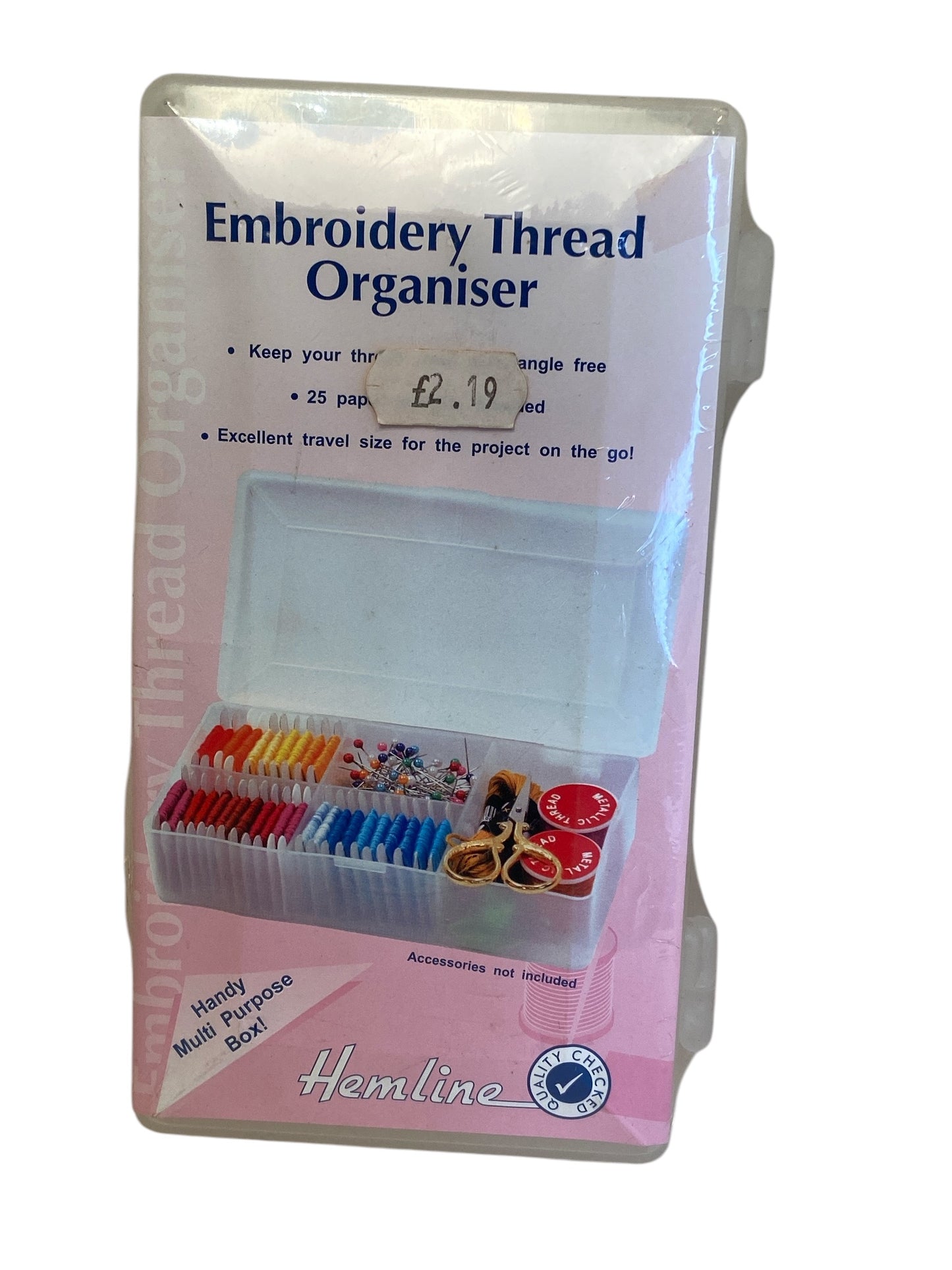 Travel Size Embroidery Thread Organiser