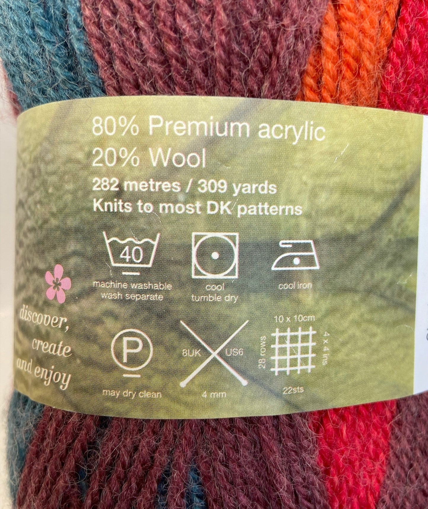 Vision Double Knit Acrylic Yarn with Wool by Stylecraft