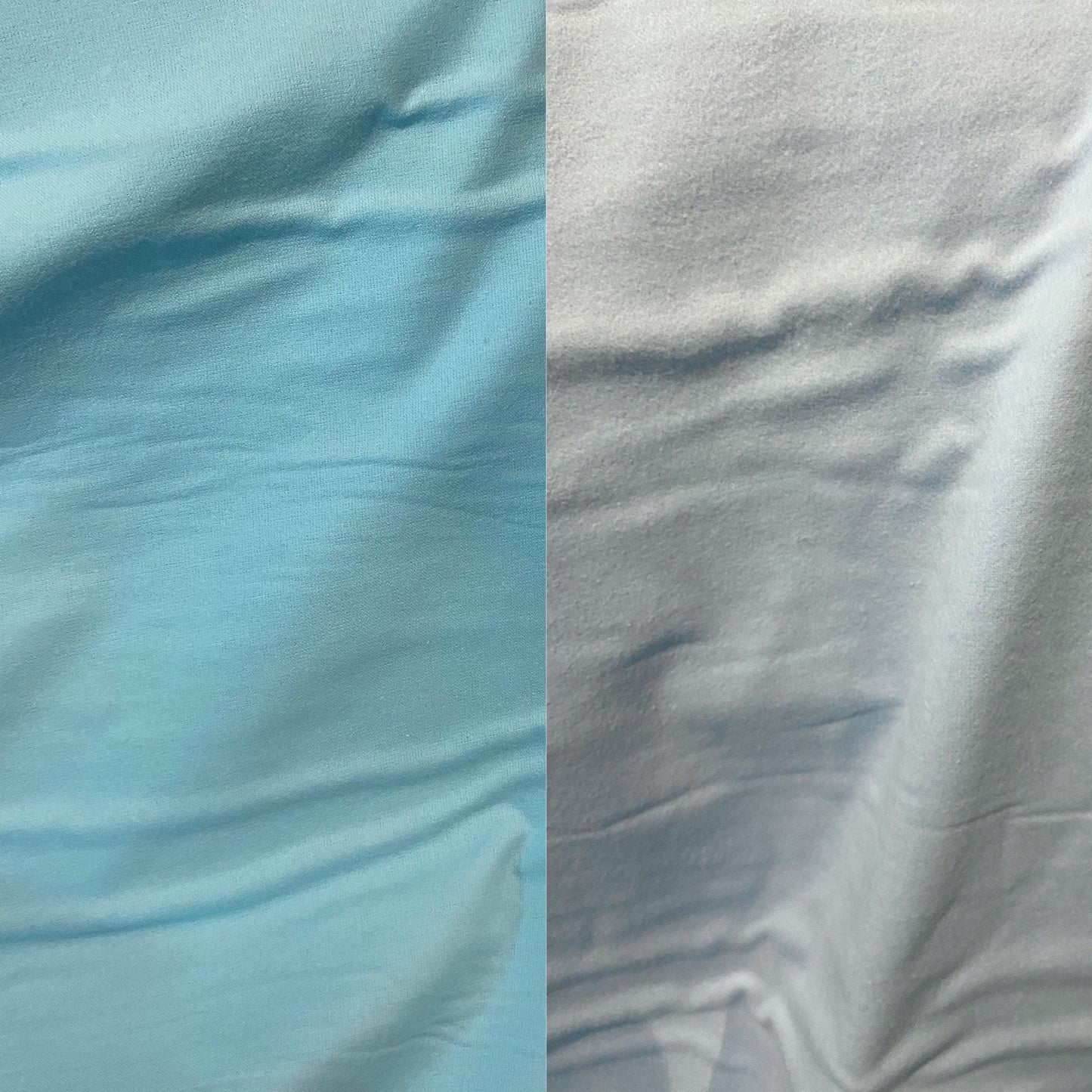 Tissu en coton brossé bleu uni, Robert Kaufman