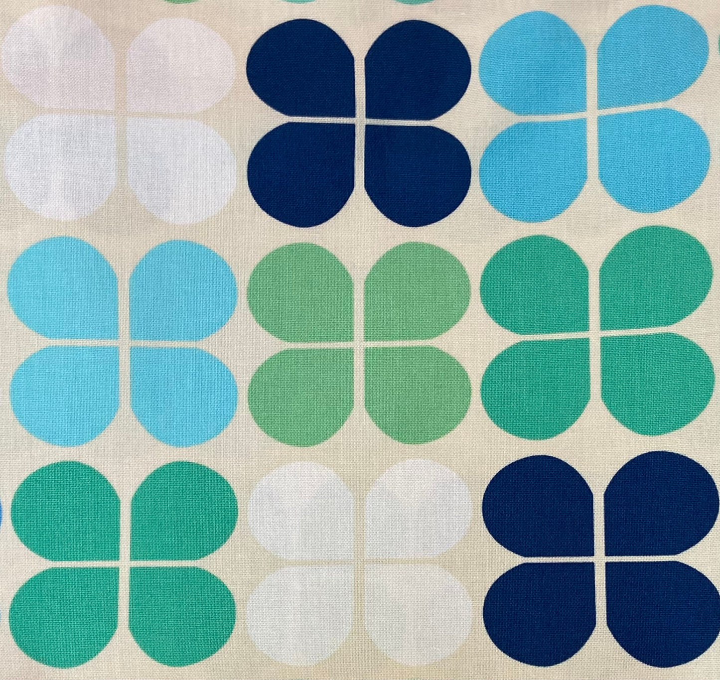 Toile Geo Pop - Lagon par Emmle K pour Robert Kaufman