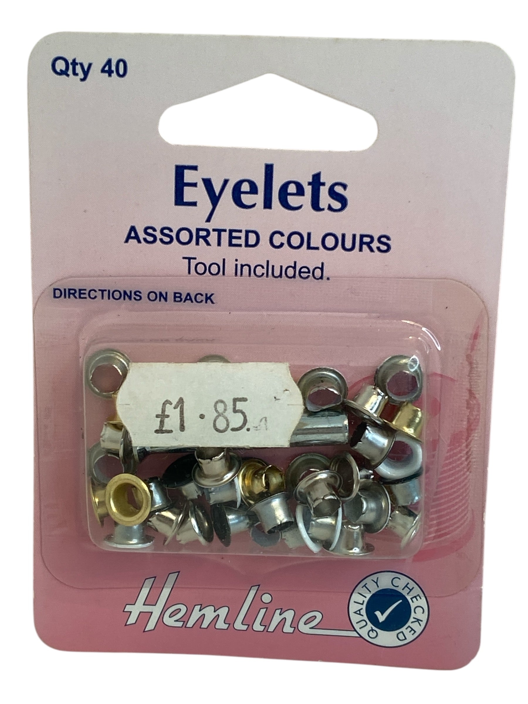 Eyelets with Tool: 5.5mm: Assorted Colours: 40 Pieces – Little Sew and ...