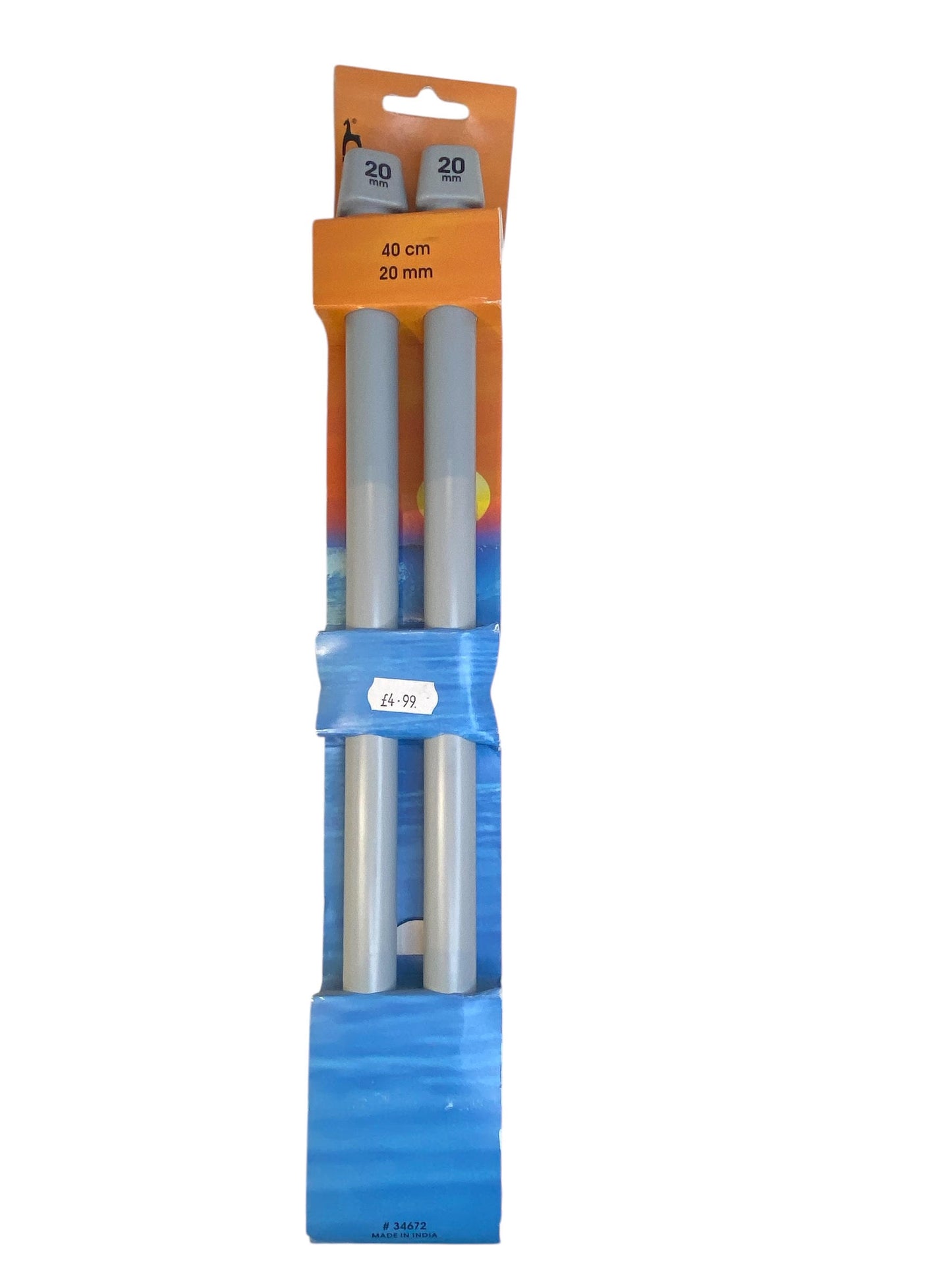 Pony Single Point Knitting Needles 40cm (3.25mm - 20mm)